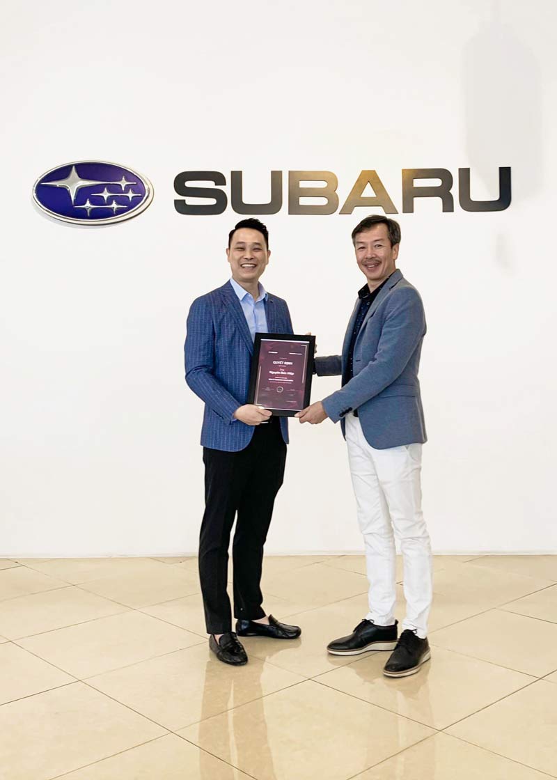 Nguyễn Đức Hiệp- Giám Đốc Đại Lý Ô Tô Subaru Long Biên
