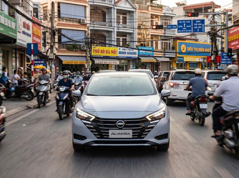 Nissan Almera 2026: Giá xe và chi phí lăn bánh mới nhất từ 489 triệu