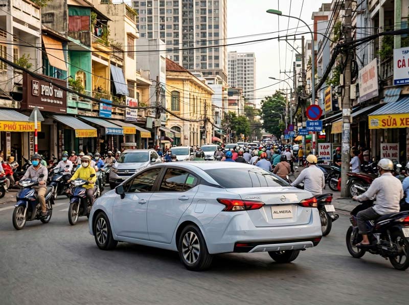 Nissan Almera 2026: Giá xe và chi phí lăn bánh mới nhất từ 489 triệu
