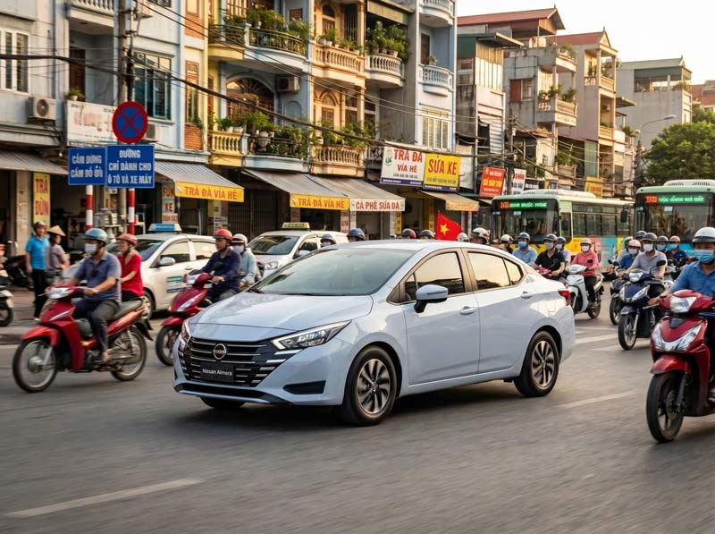 Nissan Almera 2026: Giá xe và chi phí lăn bánh mới nhất từ 489 triệu