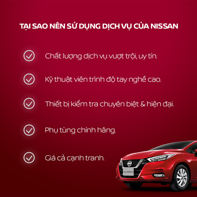 Nissan Long Biên: Khám phá quy trình dịch vụ tiêu chuẩn Nissan